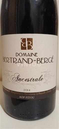 Languedoque Fitou Domaine Bertrand-Bergé Ancestrale 2014