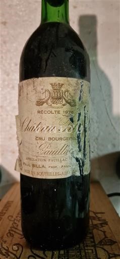 Bordeaux Pauillac Château Pibran 1976