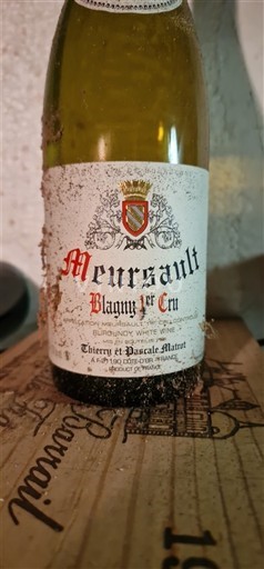 Burgundy Meursault Premier Cru Thierry et Pascale Matrot Blagny 1er Cru 2014