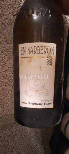 Jura Arbois Stéphane Tissot En Barberon 2003