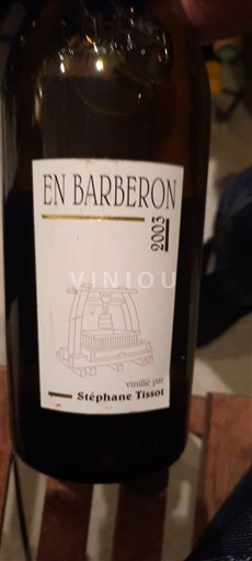 Jura Arbois Stéphane Tissot En Barberon 2005
