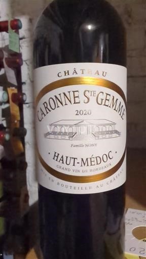 Bordeaux Haut-Médoc Château Caronne Ste Gemme 2020