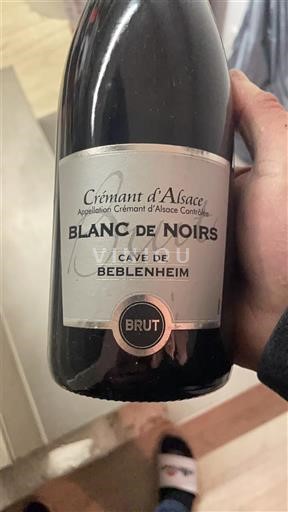Alzacija Crémant d'Alsace Cave de Beblenheim Blanc de Noirs Neleten.
