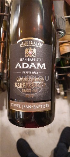 Alsácia Alsácia Grand Cru Grand Cru Jean-Baptiste Adam Jean-Baptiste 2018