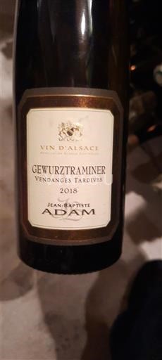 Alsace Jean-Baptiste Adam Gewurtraminer 2018