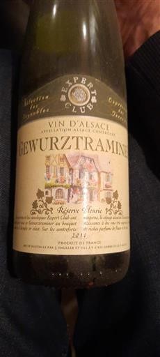 Alsazia Gewürztraminer Experts Club Réserve Storica 2010