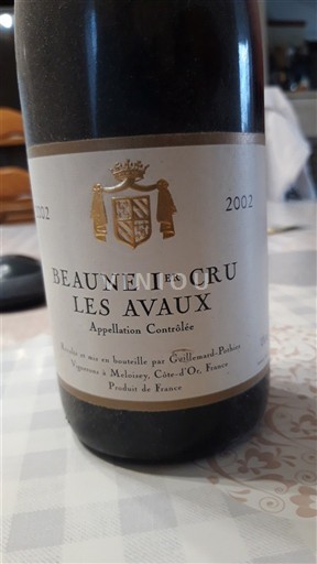 Burgundsko Beaune Premier Cru Guillaumard-Pothier Les Avaux 2002