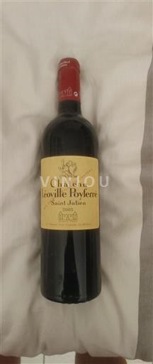 Bordeaux Saint-Julien 2ème Grand Cru Classé Château Léoville Poyferré 2005
