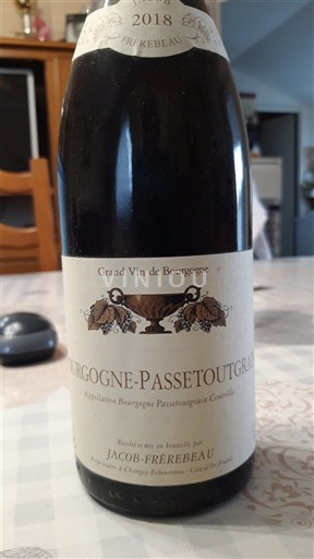 Bourgogne Bourgogne-passetoutgrain Jacob-Frèrebeau 2018