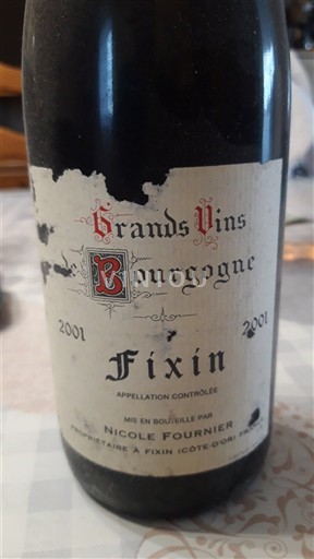Bourgogne Fixin Nicole Fournier 2001