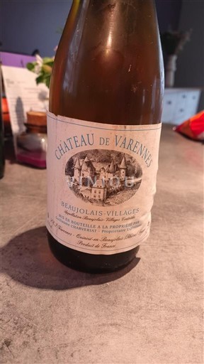Beaujolais Beaujolais byar Château Varennes Icke årgångsbetecknad