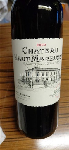 Burdeos Saint-Estèphe Château Haut-Marbuzet 2023