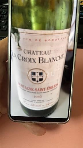 Bordeaux Montagne-saint-émilion Château La Croix Blanche 1982
