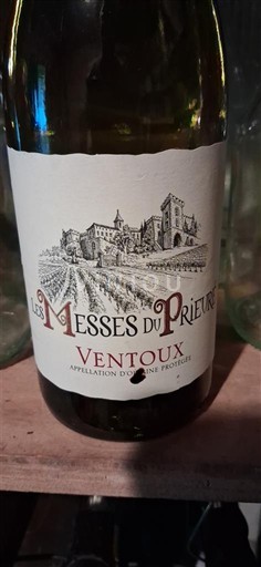 Thung lũng Rhône Ventoux Les Messes du Prieuré Không niên vụ