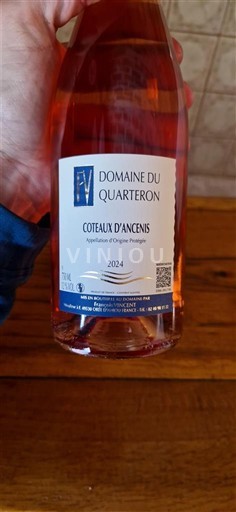 Thung lũng sông Loire Coteaux-d'ancenis Domaine Quarteron 2024