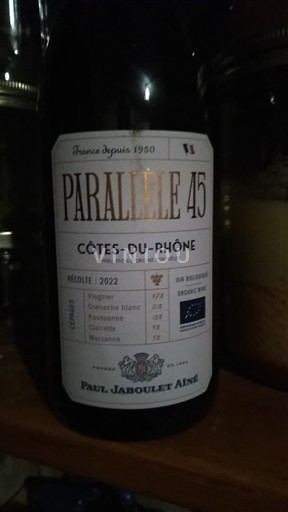 Rhônen laakso Côtes-du-rhône Paul Jaboulet Aîné Parallèle 45 2022