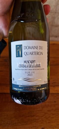 Thung lũng sông Loire Muscadet-Coteaux-de-la-Loire Domaine Quarteron Sur Lie 2023