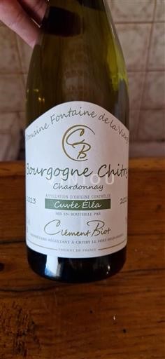 Burgundy Burgundy Chitry Domaine Fontaine de la Vierge Éléa 2023