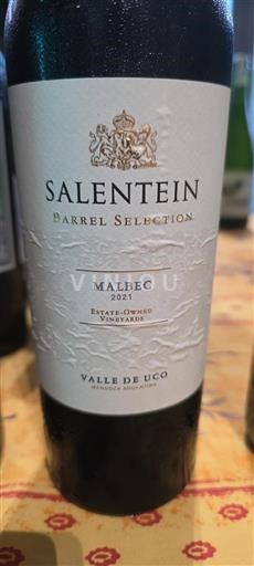 Mendoza Valle de Uco Salentein Barrel Selection 2021