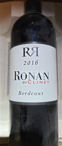 Bordeaux Ronan by Clinet 2016
