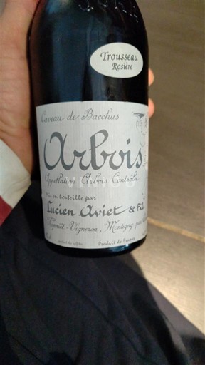 Jura Arbois Lucien Aviet & Fils Trousseau Rosière Không niên vụ