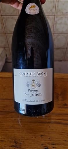 Rhône Valley Côtes du Rhône Prieurs St-Julien 2020