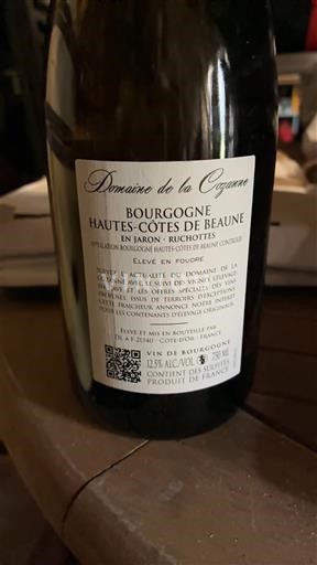 Bourgogne Hautes Côtes de beaune Domaine La Cozanne En Jaron - Ruchottes Non Millésimé