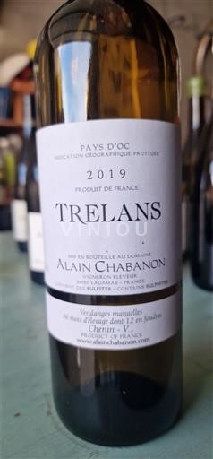 Languedoc og Roussillon Pays d'Oc Alain Chabanon Trelans 2019