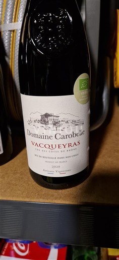 Thung lũng Rhône Vacqueyras Domaine Carobelle 2020