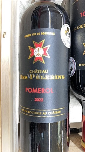 Bordeaux Pomerol Château Des Pèlerins 2022