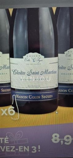 Burgundy Aloxe-Corton Maison Colin Seguin Cloître Saint Martin Grande Réserve Non-Vintage