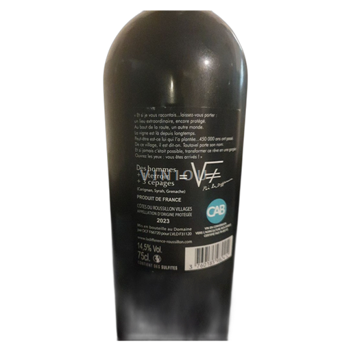 Roussillon Côtes du Roussillon Villages Racine Carrée Par La Différence 2023