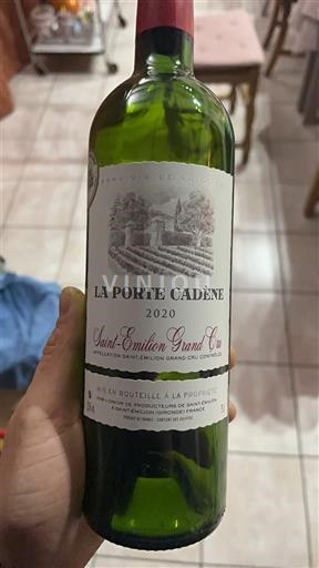 Bordeaux Saint-Émilion Grand Cru Grand Cru La Porte Cadène 2020