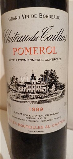Bordeaux Pomerol Château Tailhas 1999