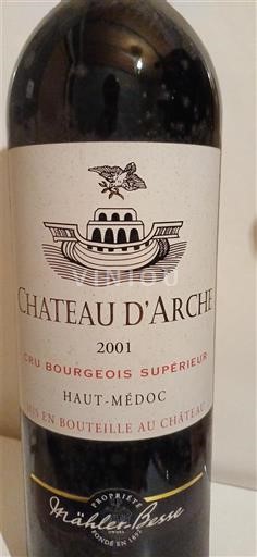 Bordeaux Haut-Médoc Cru Bourgeois Supérieur Château Arche 2001