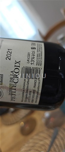 Thung lũng sông Loire Anjou Domaine La Petite Croix 2021