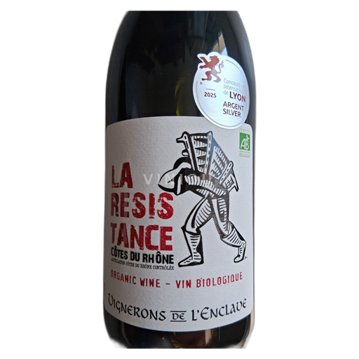 Rhônen laakso Côtes-du-rhône La Résistance 2024