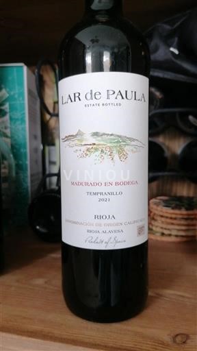 La Rioja rioja Lar de Paula Madrado en Bodega 2021