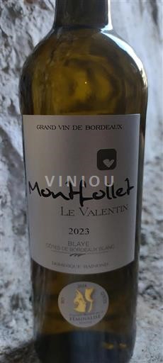 Bordeaux Côtes-de-blaye Montfollet Le Valentin 2023