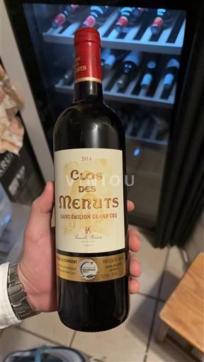 Bordeaux Saint-Émilion Grand Cru Grand Cru Clos des Menuts 2014