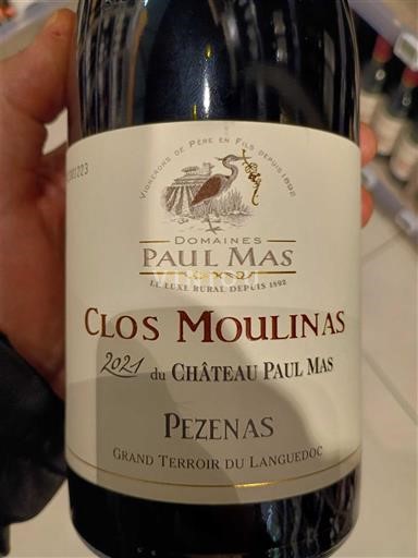 Languedoc Château Paul Mas Clos Moulinas 2021