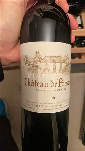 Bordeaux Saint-Émilion Grand Cru Grand Cru Classé Château Pressac 2018