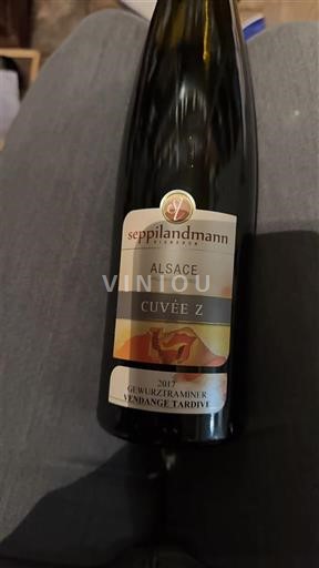 Alsace Vendanges Tardives Seppi Landmann Z 2017