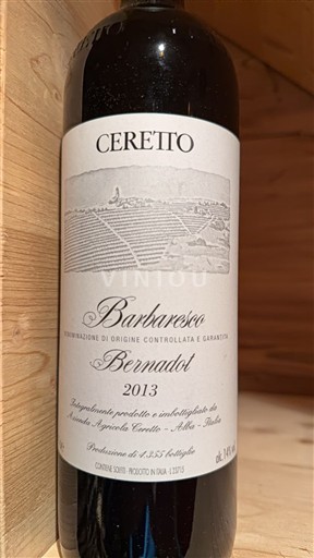Piemonte Barbaresco Ceretto Bernadot 2013