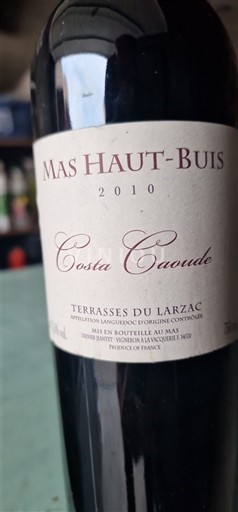 Languedoc Terrasses-du-larzac Mas Haut-Buis Costa Caoude 2010
