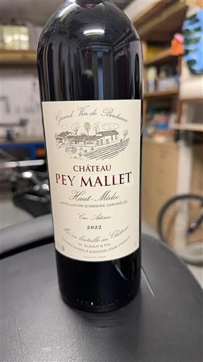 Bordeaux Haut-Médoc Château Pey Mallet 2022