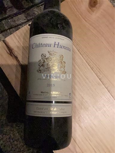 Bordeaux Château Huneau en fût de chêne 2015
