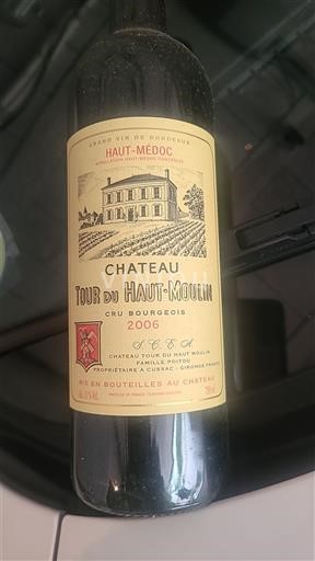 Bordoja Haut-Médoc Cru Bourgeois Château Tour du Haut-Moulin 2006