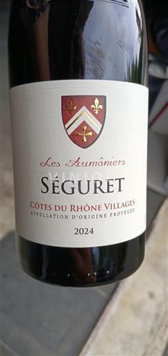 Rona dolina Côtes-du-Rhône-Villages Séguret Les Aumôniers 2024