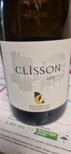 Loirevallei Muscadet-Sèvre-et-Maine Domaine Des Cognettes Clisson 2019